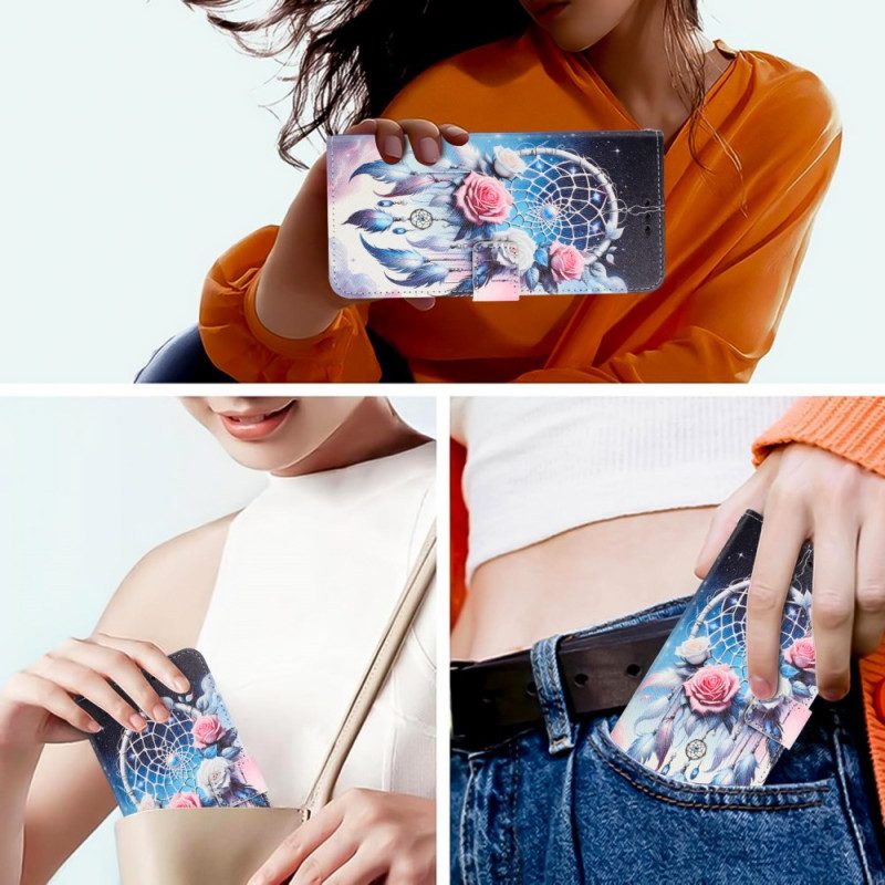 Lederhüllen Samsung Galaxy S26 Plus Blumen-traumfänger