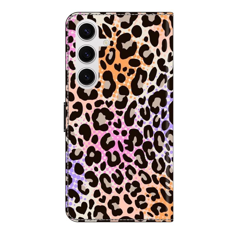 Lederhüllen Samsung Galaxy S26 Plus Gefleckter Leopardenprint