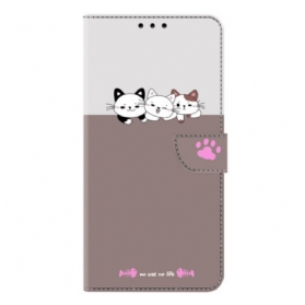 Lederhüllen Samsung Galaxy S26 Plus Grafik Katzen