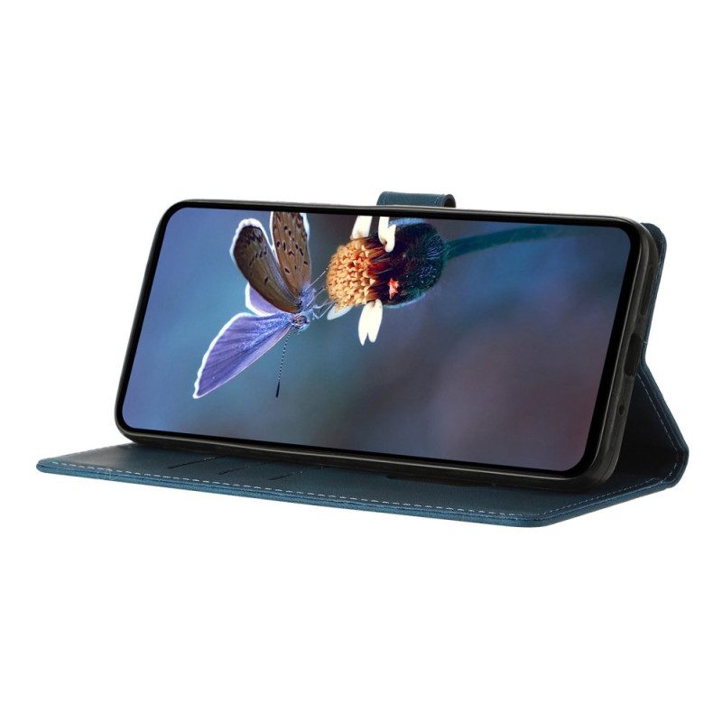 Lederhüllen Samsung Galaxy S26 Plus Gravierte Dreiecke