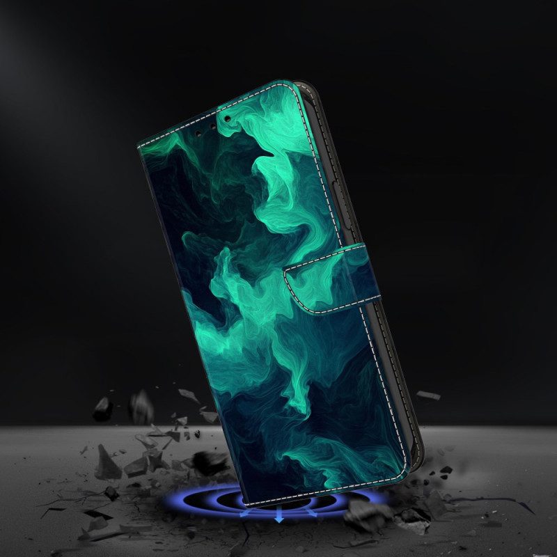 Lederhüllen Samsung Galaxy S26 Plus Grüner Rauch