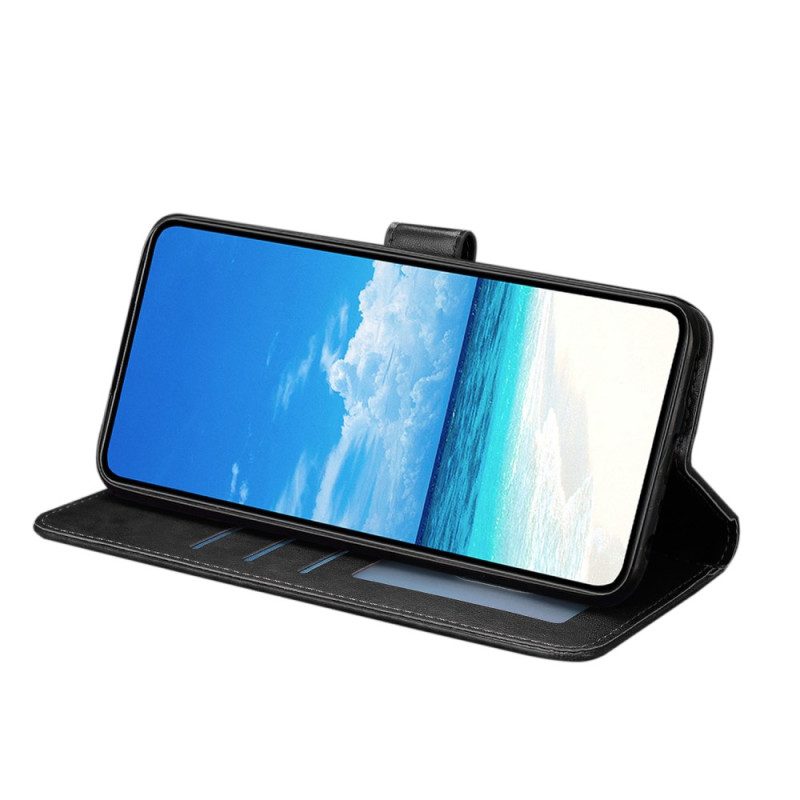 Lederhüllen Samsung Galaxy S26 Plus Handyhülle Barocker Schmetterling