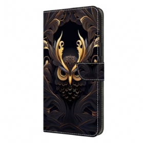 Lederhüllen Samsung Galaxy S26 Plus Handyhülle Eulenmotiv