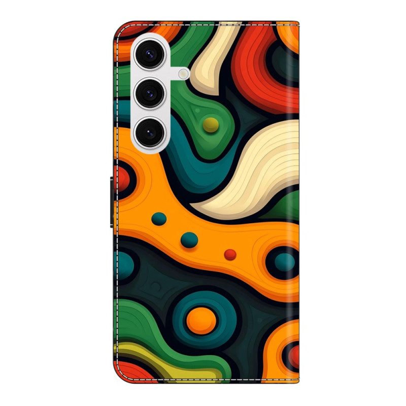 Lederhüllen Samsung Galaxy S26 Plus Handyhülle Gemaltes Motiv