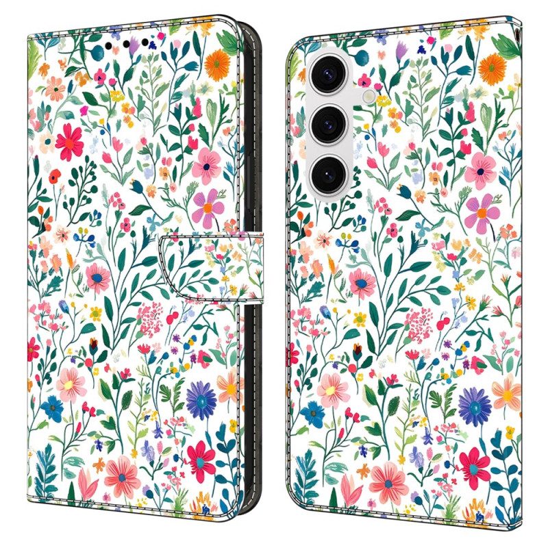 Lederhüllen Samsung Galaxy S26 Plus Kleines Blumenbeet