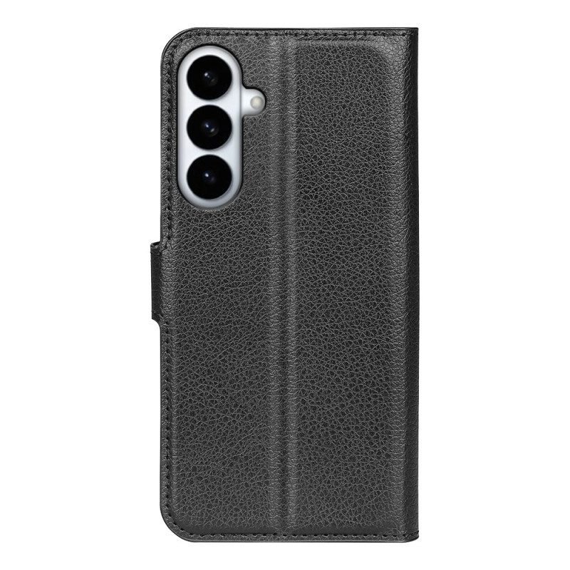 Lederhüllen Samsung Galaxy S26 Plus Kunstleder In Litschi-optik