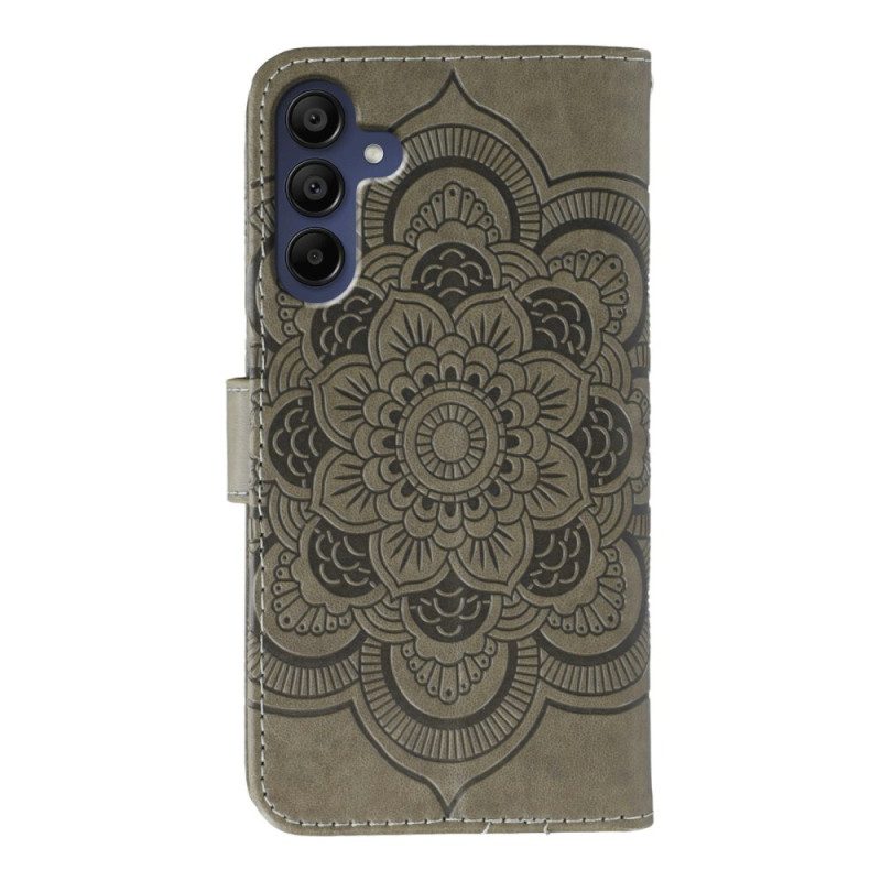 Lederhüllen Samsung Galaxy S26 Plus Mandala Und Strasssteine
