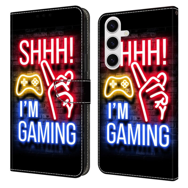 Lederhüllen Samsung Galaxy S26 Plus Neonmuster