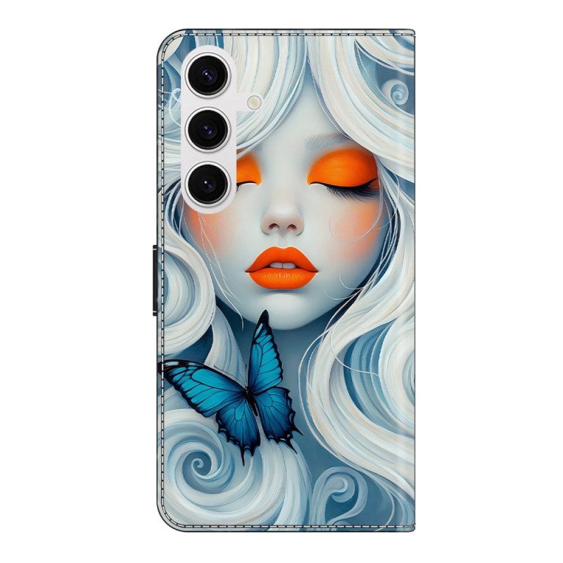 Lederhüllen Samsung Galaxy S26 Plus Schneefrau