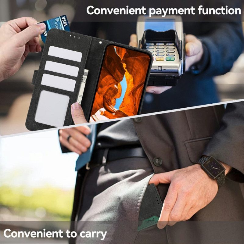 Lederhüllen Samsung Galaxy S26 Plus Zweifarbiges Rfid-etui