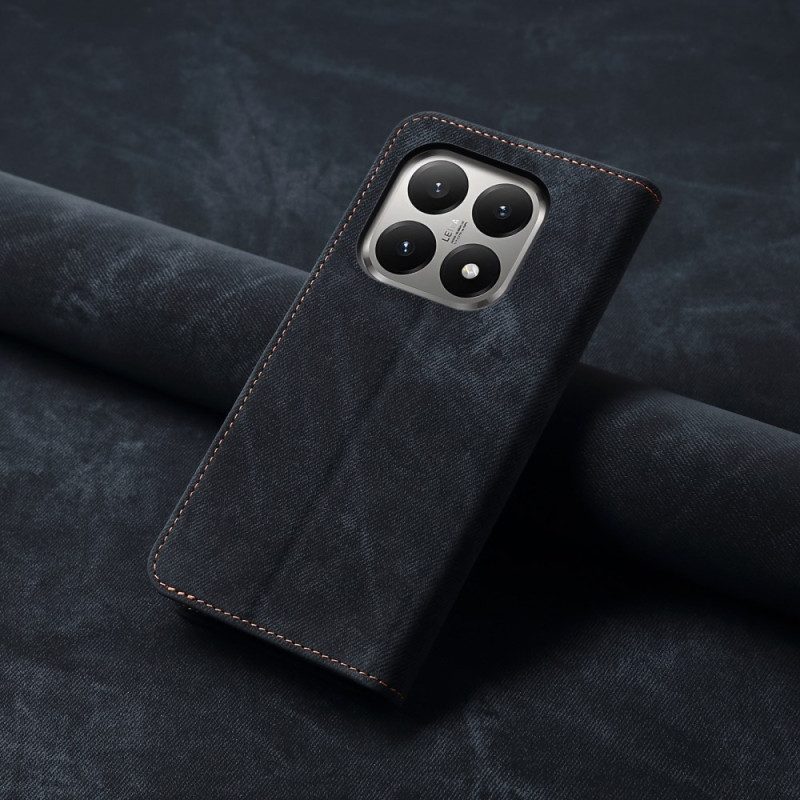 Flip Case Für Xiaomi 15t Denim-stoff