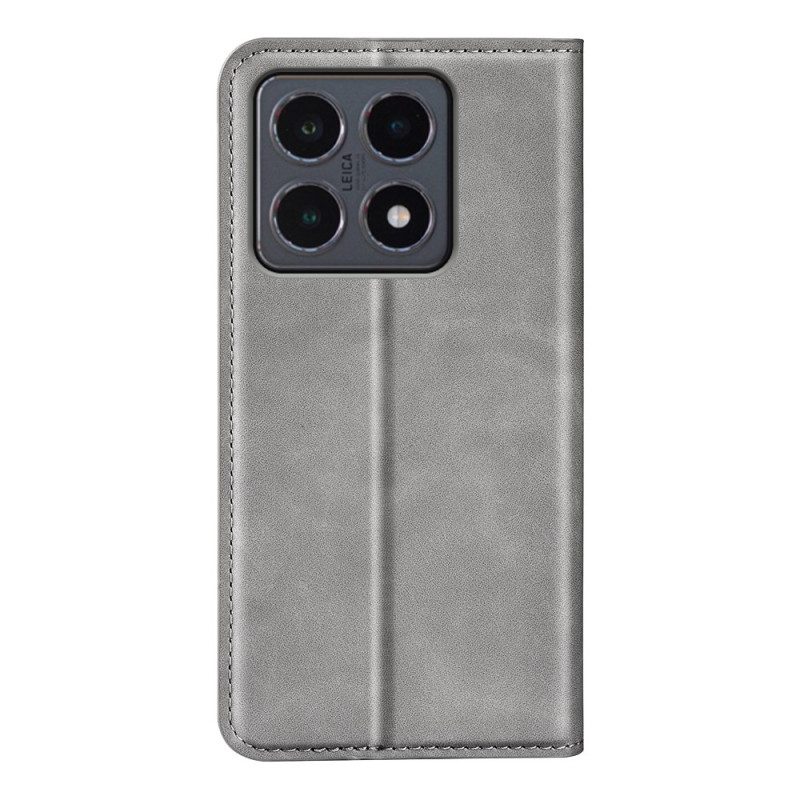 Flip Case Für Xiaomi 15t Lederoptik