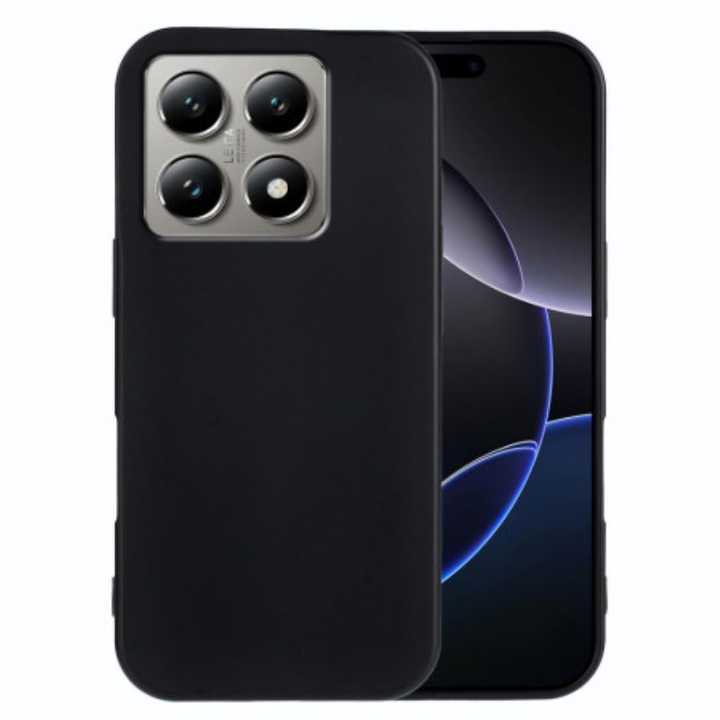 Hülle Für Xiaomi 15t Schwarzes Silikon
