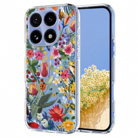 Hülle Für Xiaomi 15t Transparentes Blumenmuster