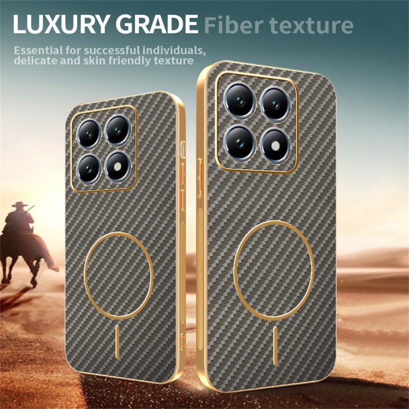 Hülle Xiaomi 15t Carbonfaser-textur