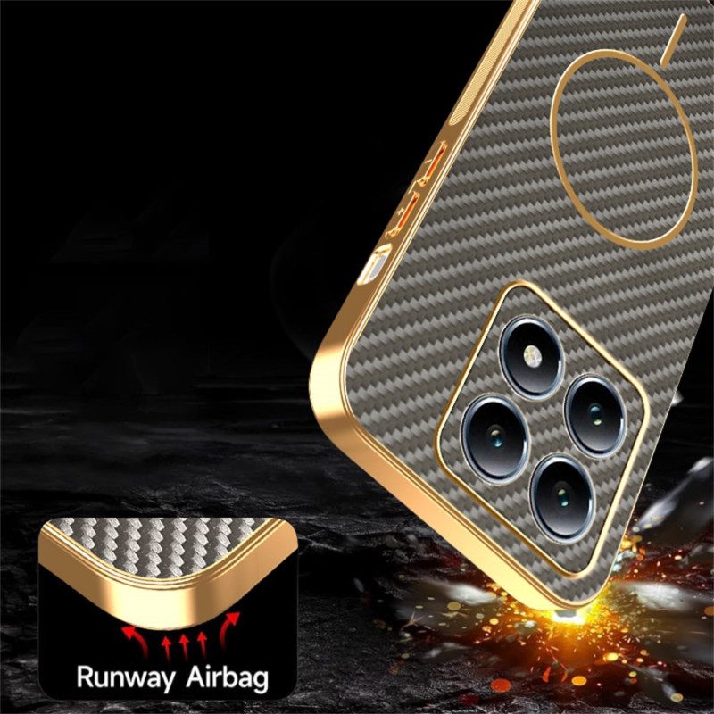 Hülle Xiaomi 15t Carbonfaser-textur