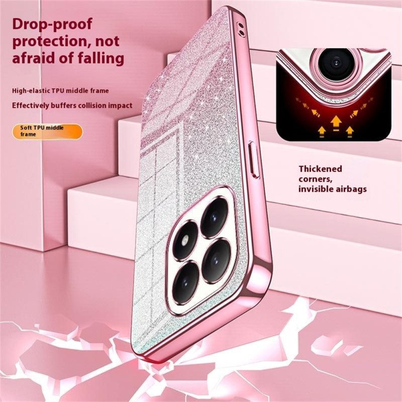 Hülle Xiaomi 15t Glitzer-farbverlauf