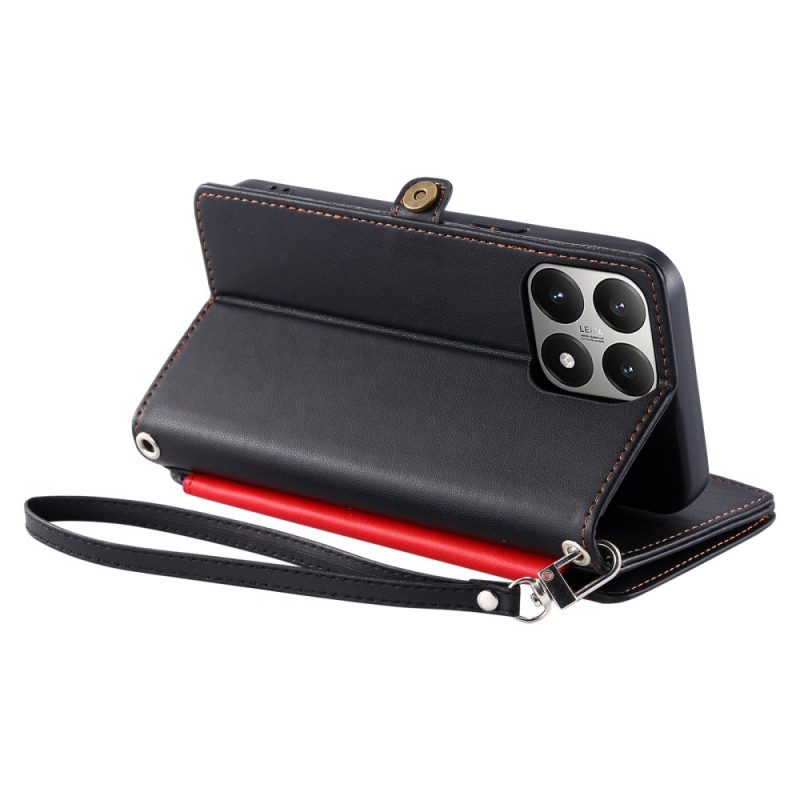 Lederhüllen Für Xiaomi 15t 8 Kartenfächer