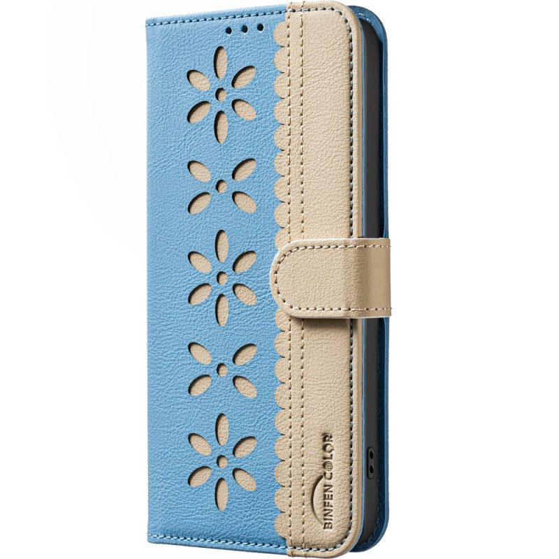 Lederhüllen Für Xiaomi 15t Blumenmuster (binfen Color)