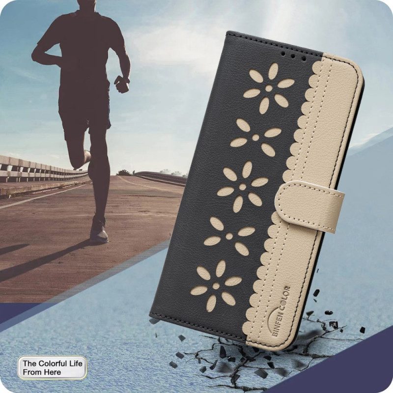 Lederhüllen Für Xiaomi 15t Blumenmuster (binfen Color)