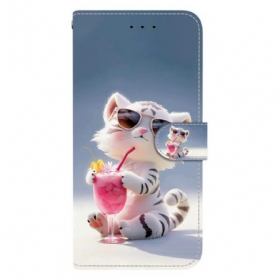 Lederhüllen Für Xiaomi 15t Kleiner Tiger