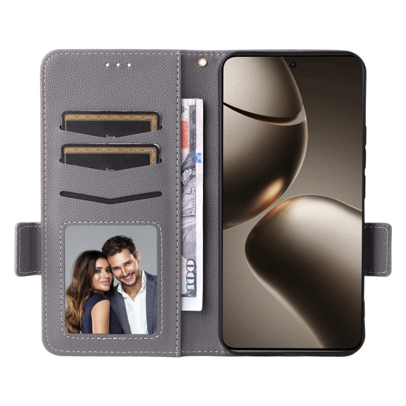 Lederhüllen Für Xiaomi 15t Kunstleder Mit Riemen