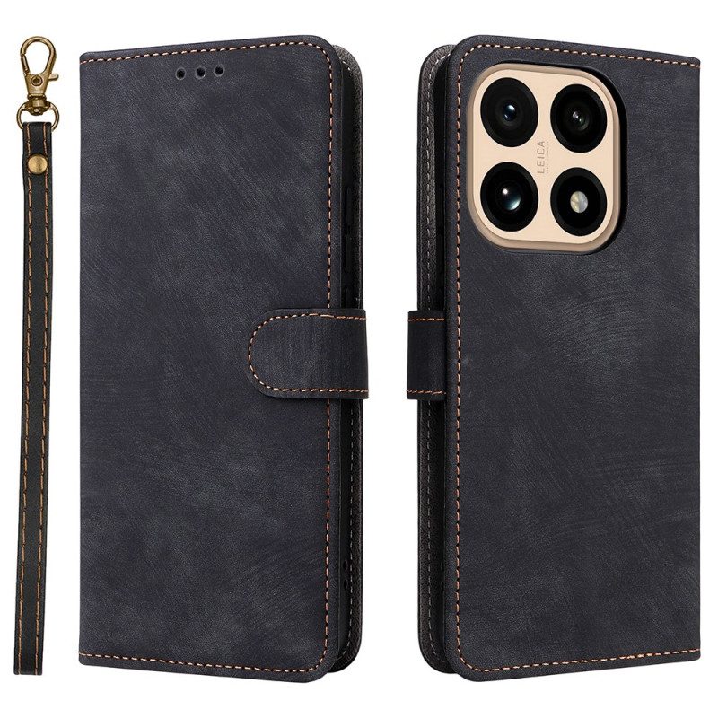 Lederhüllen Für Xiaomi 15t Rfid-schutz Wildlederoptik