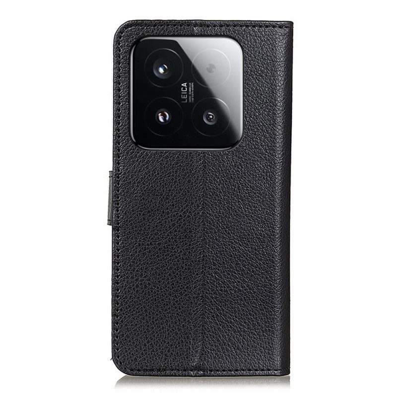 Lederhüllen Für Xiaomi 15t Traditionelles Kunstleder