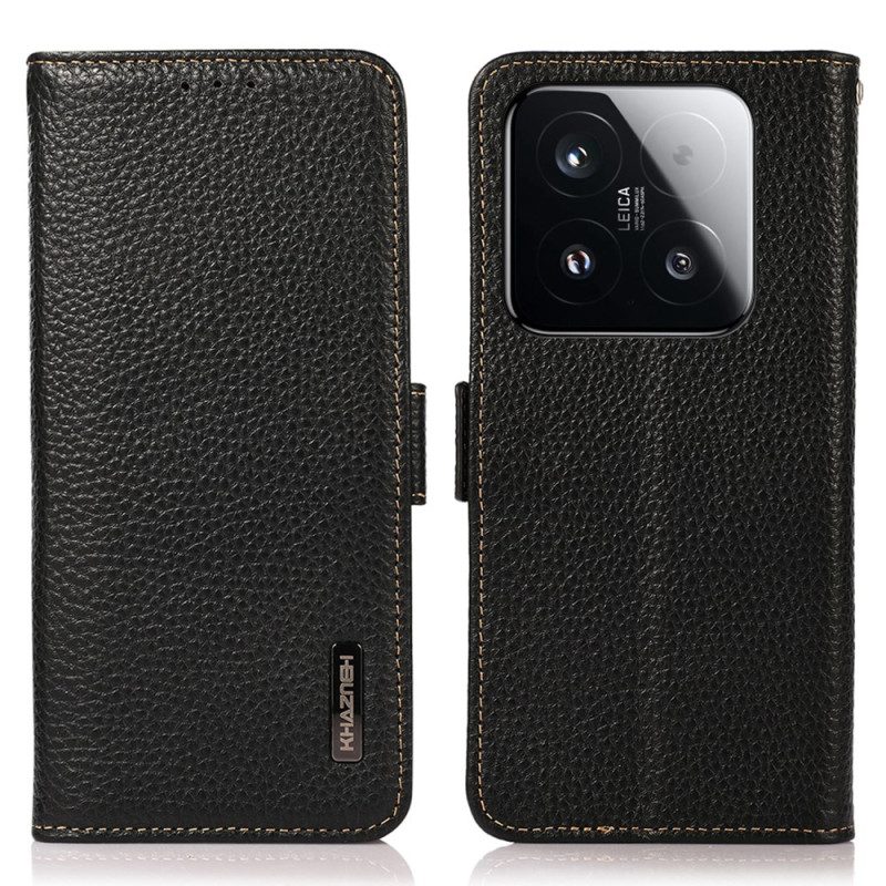 Lederhüllen Xiaomi 15t Echtleder Mit Rfid-blockierung