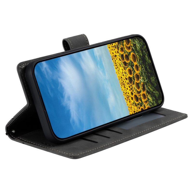 Lederhüllen Xiaomi 15t Geldbörse In Mandala-wildlederoptik