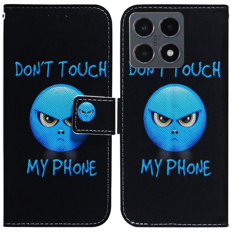 Lederhüllen Xiaomi 15t Handyhülle Emoji-telefon