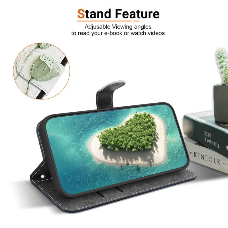 Lederhüllen Xiaomi 15t Handyhülle Lotus