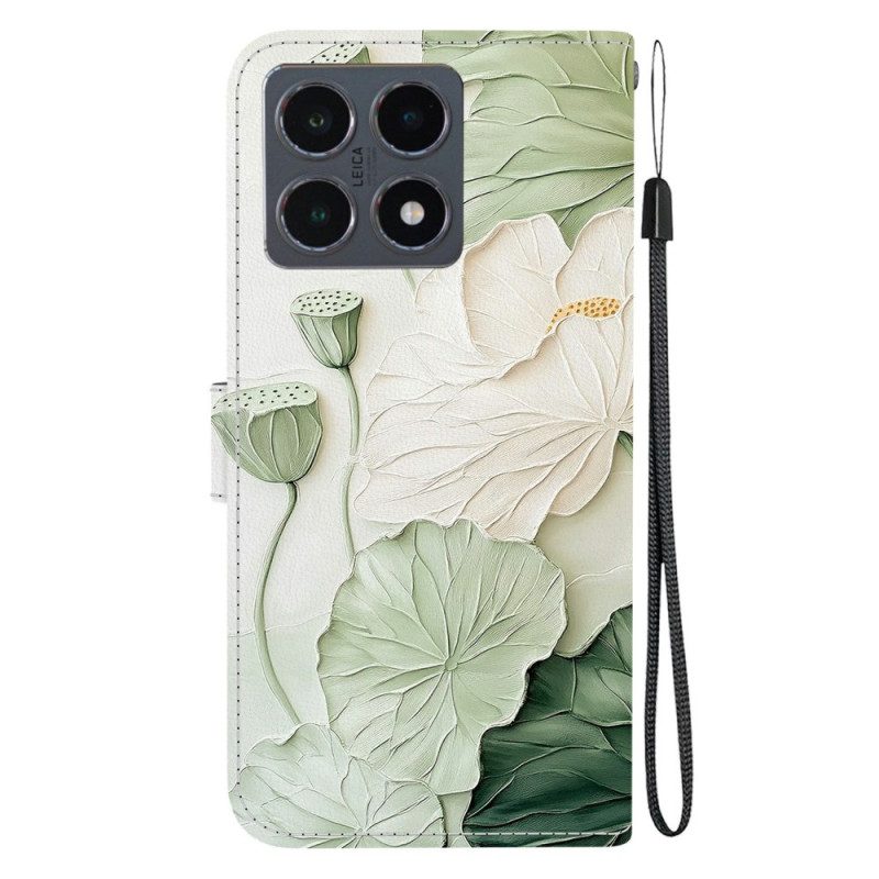 Lederhüllen Xiaomi 15t Handyhülle Lotus