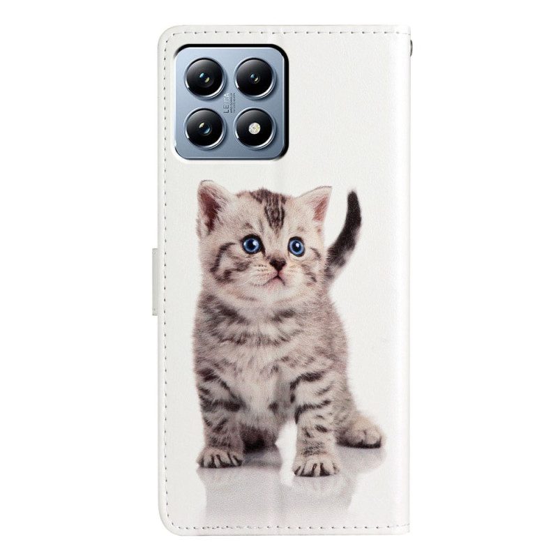 Lederhüllen Xiaomi 15t Handyhülle Süße Katze