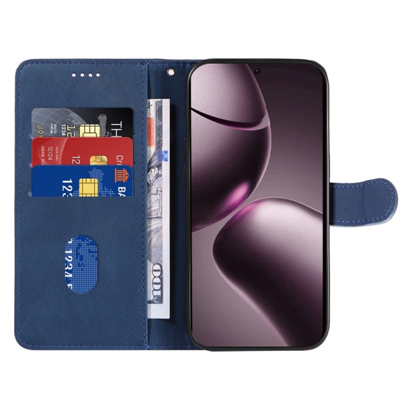 Lederhüllen Xiaomi 15t Handyhülle Wellenmuster