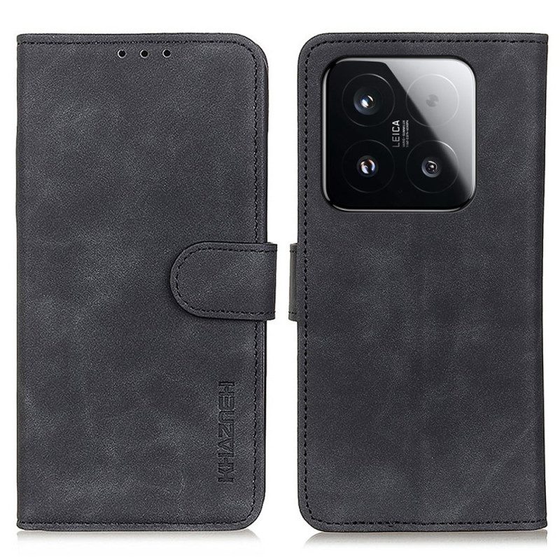 Lederhüllen Xiaomi 15t Handyhülle Wildlederoptik Khazneh