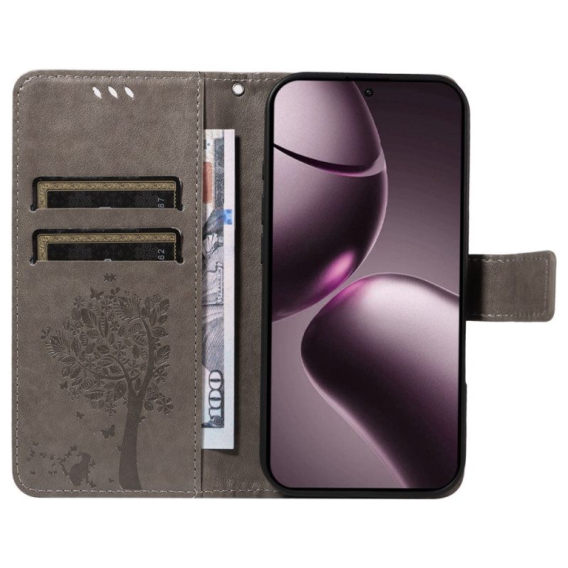 Lederhüllen Xiaomi 15t Katze Und Baum