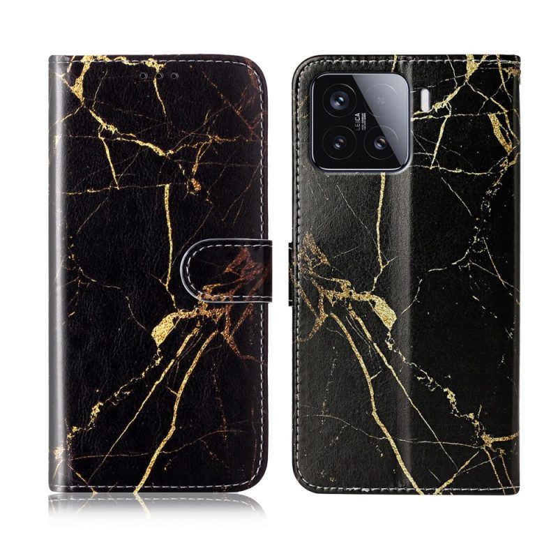 Lederhüllen Xiaomi 15t Marmor-variante