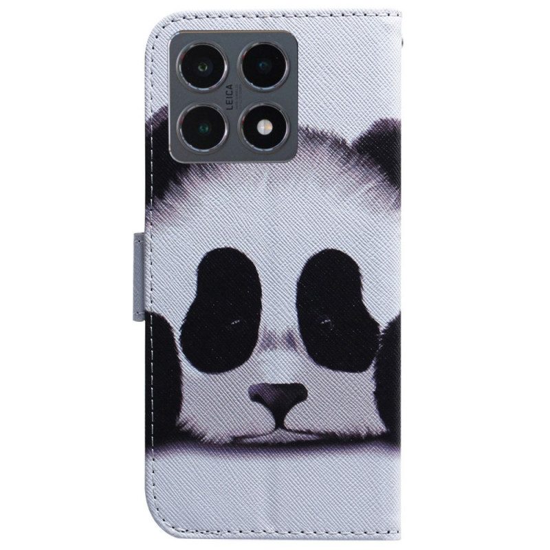 Lederhüllen Xiaomi 15t Pandamotiv