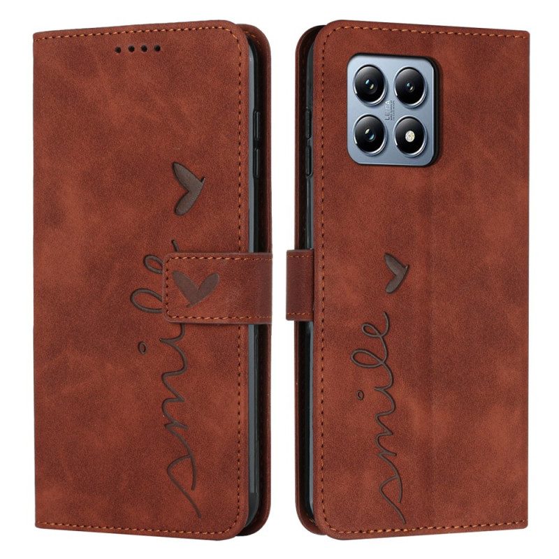 Lederhüllen Xiaomi 15t Smiley