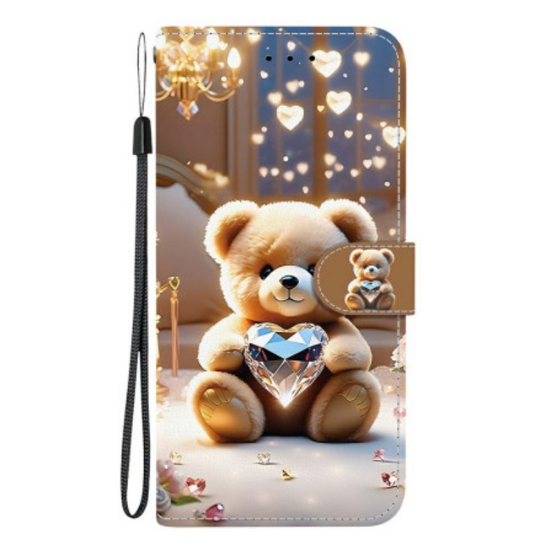 Lederhüllen Xiaomi 15t Teddybär-liebe