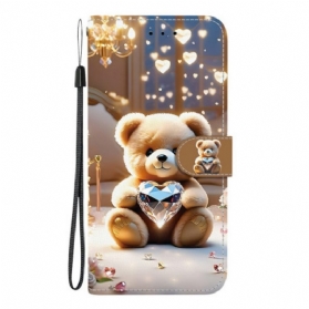 Lederhüllen Xiaomi 15t Teddybär-liebe