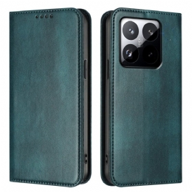 Lederhüllen Xiaomi 15t Vintage-geldbörse