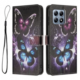 Lederhüllen Xiaomi 15t Zwei Schmetterlinge