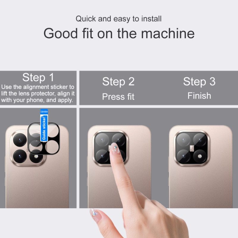 Linsenschutzfolie Aus Gehärtetem Glas Für Xiaomi 15t (schwarze Version)