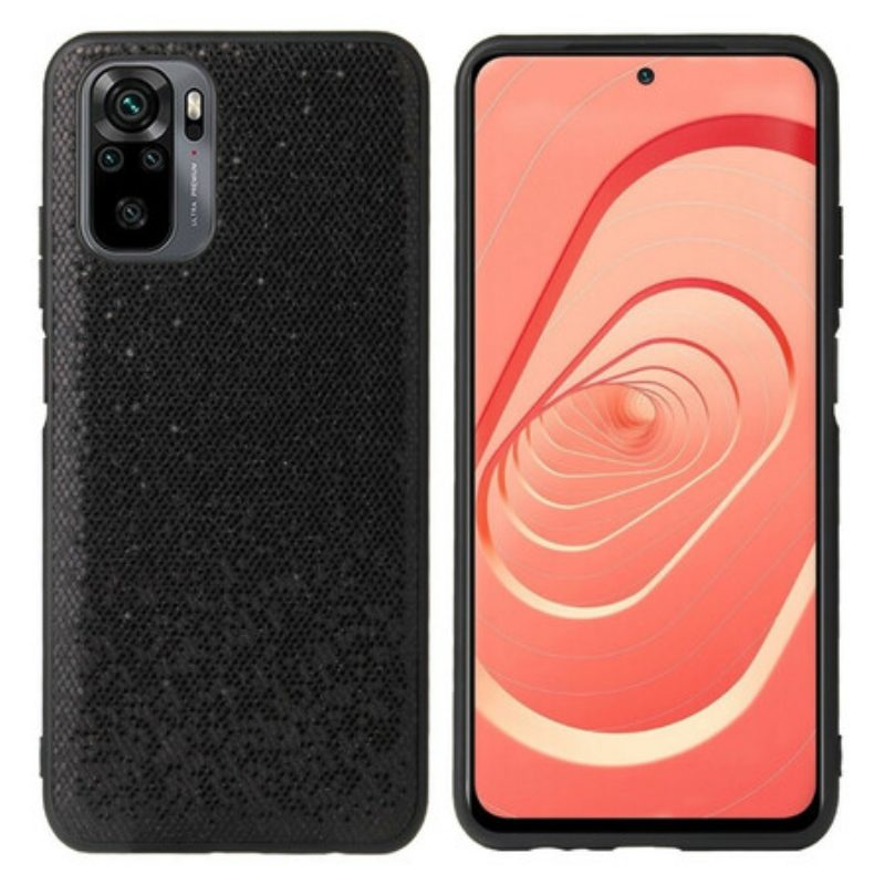 Hülle Für Xiaomi Redmi Note 10 / 10S Schwarze Pailletten
