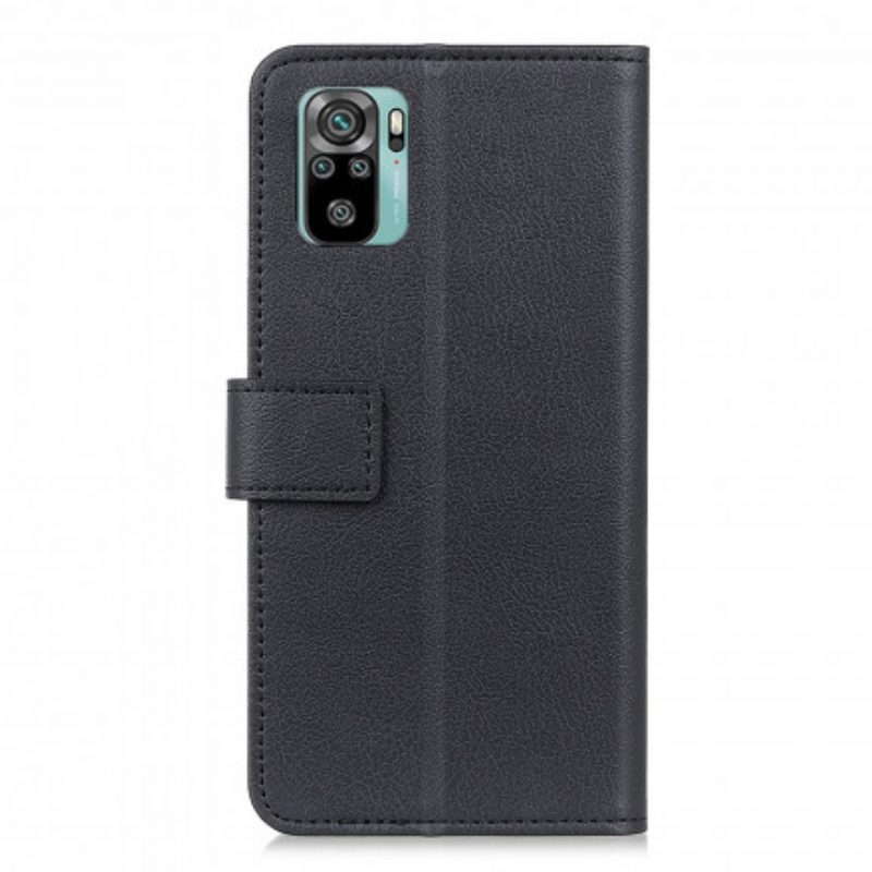 Lederhüllen Für Xiaomi Redmi Note 10 / 10S Klassisches Kunstleder