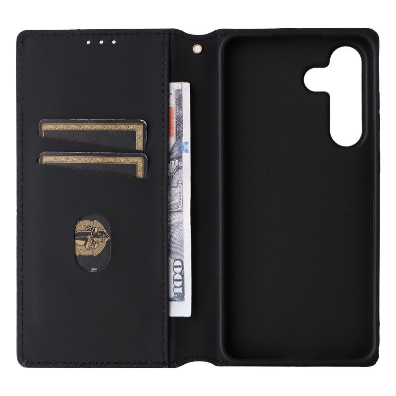 Flip Case Samsung Galaxy S25 Fe Handyhülle Glänzend