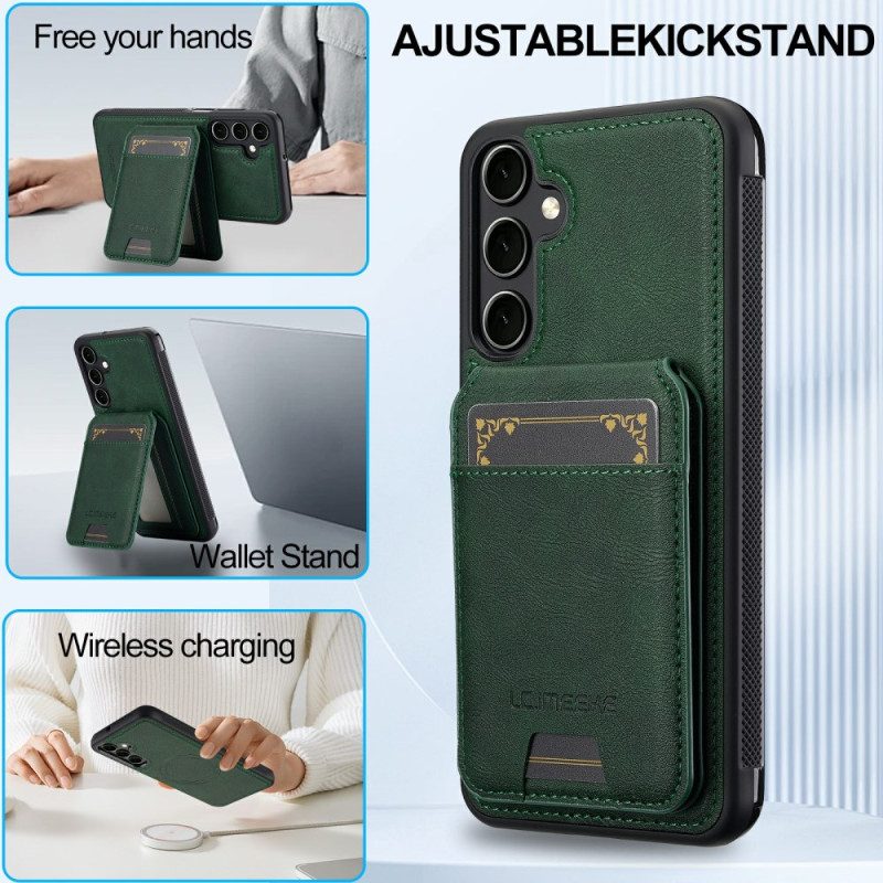 Hülle Für Samsung Galaxy S25 Fe Abnehmbarer Magnetischer Kartenhalter