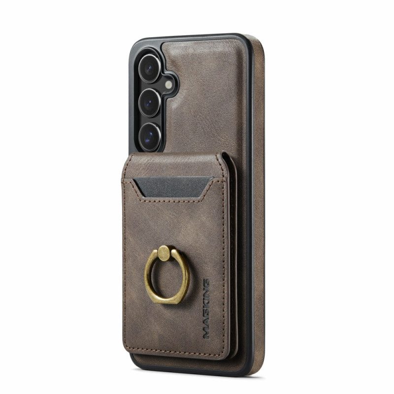 Hülle Samsung Galaxy S25 Fe Handyhülle Abnehmbarer Magnetischer Kartenhalter